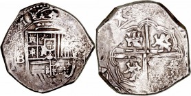 MONARQUÍA ESPAÑOLA
FELIPE II
2 Reales. AR. Sevilla B. fnv. 6,79 g. Cal.Tipo 357. BC-