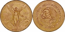 MONEDAS EXTRANJERAS
MÉJICO
Onza. AV. 1981. Una onza de oro fino. 34,54 g. KM.489. SC-