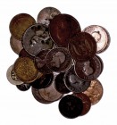 MONEDAS EXTRANJERAS
LOTES DE CONJUNTO
Lote de 35 monedas. AE. Países variados, siglo XIX. MBC a BC-