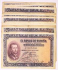 BILLETES
BANCO DE ESPAÑA
25 Pesetas. 12 octubre 1926. Serie A. Lote de 26 billetes. ED.325a. Imprescindible examinar. BC-