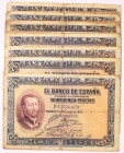 BILLETES
BANCO DE ESPAÑA
25 Pesetas. 12 octubre 1926. Serie B. Lote de 20 billetes. ED.325a. Alguno con celo y con roturas. Imprescindible examinar....