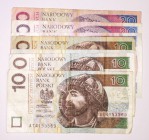BILLETES
BILLETES EXTRANJEROS
POLONIA
Lote de 8 billetes. 10 Zlotych (5) y 20 Zlotych (3). MBC- a BC