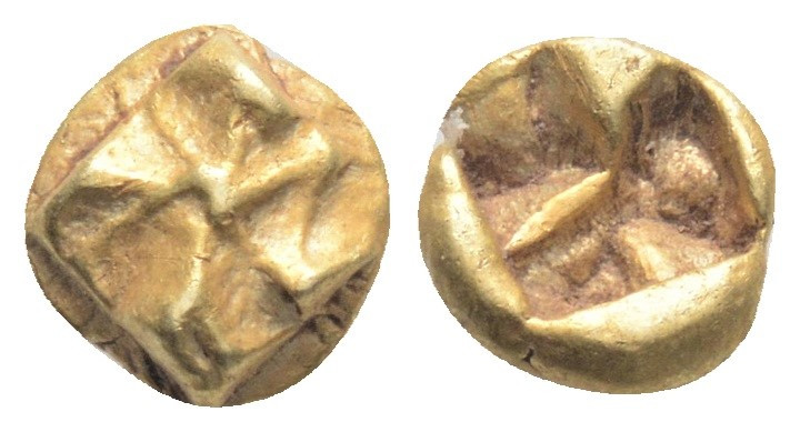Greek
IONIA, uncertain mint (Circa 625-600 BC).
EL 1/24 Stater. (6.7mm, 0.67g)
P...