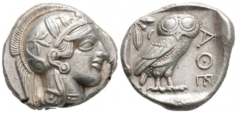 Greek Coins
ATTICA. Athens. (Circa 449-404 BC.)
AR Tetradrachm (25mm 17.14g)
Hea...