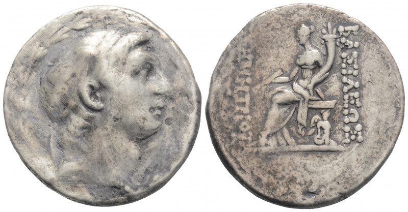 Greek
SELEUKID KINGDOM,Soloi mint, Demetrios I Soter (Circa 162-150 BC) 
AR Tetr...