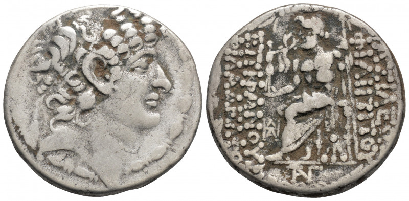 Greek
SELEUKID KINGS OF SYRIA. Philip I Philadelphos, (circa 95/4-76/5 BC. )
AR ...