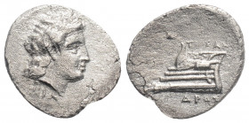 Greek
BITHYNIA. Kios. (Circa 350-300 BC). 
AR Hemidrachm (13.5mm, 1.12 g), 
Persic standard. Sosandros, magistrate. Laureate head of Apollo to right /...