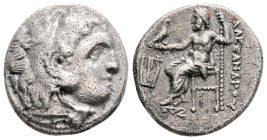 Greek
KINGS OF MACEDON, Alexander III the Great. (Circa 336-323 BC). 
AR drachm (17mm, 4.1g). 
Early posthumous issue of 'Colophon', ca. 323-319 BC. 
...