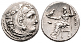 Greek
KINGS OF MACEDON. Philip III Arrhidaios. Struck under Menander of Kleitos, in the name and types of Alexander III. 'Kolophon', (Circa 323-319 BC...