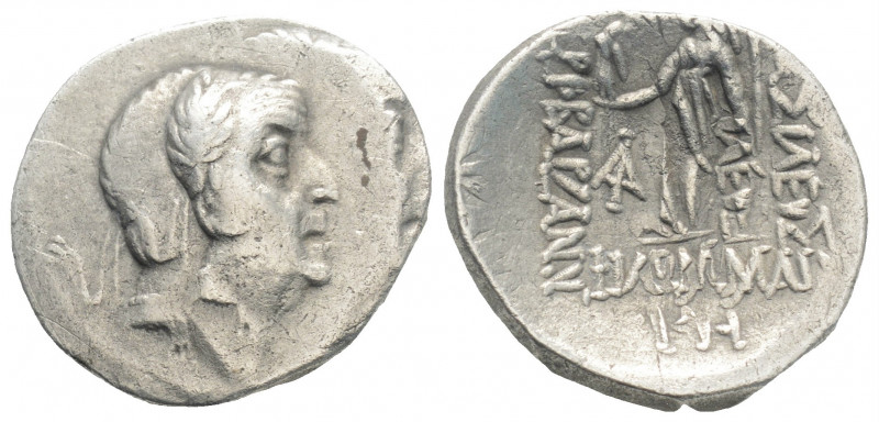 Greek
KINGS OF CAPPADOCIA. Ariobarzanes I Philoromaios (Circa 96-63 BC). 
AR Dra...