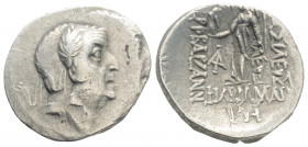 Greek
KINGS OF CAPPADOCIA. Ariobarzanes I Philoromaios (Circa 96-63 BC). 
AR Drachm (18.6mm, 3.95g)
Mint A (Eusebeia under Mt. Argaios). Dated RY 28
D...
