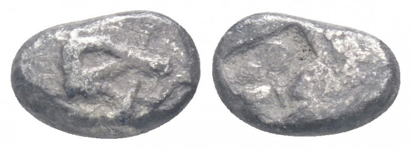 Greek 
MYSIA, Kyzikos.(Circa 6th century BC). 
AR Obol (8.4mm, 0.58g). 
Head of ...