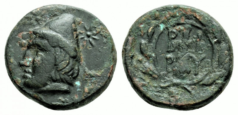 Greek
TROAS. Birytis (Circa 350-300 BC). 
AE Bronze ( 11.6mm., 1,47g). 
Head of ...