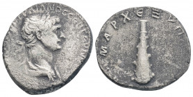 Roman Provincial
CAPPADOCİA, Caesarea, Trajan (98-117 AD) 
AR Drachm (20.8 mm 6.86 g)
Obv: laureate head right
AYTOKP KAIC NEP TRAIANOC CEB ΓEPM ΔAK
R...