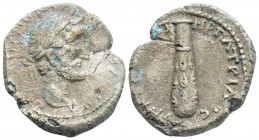 Roman Provincial
CAPPADOCIA, Caesarea, Antoninus Pius (138-161 AD) 
AR Didrachm (Silver, 22,8 mm, 6.16g) 
Obv: ΑΥΤΟΚ ΑΝΤⲰΝƐΙΝΟϹ ϹƐΒΑϹΤΟϹ Laureate head...
