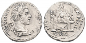 Roman Provincial
CAPPADOCIA,Caesarea Macrinus (217-218 AD) 
AR Didrachm (21,1mm 4,70g)
Obv. AY K M OΠEΛ CEOVH MAKPEINOC CE, laureate, draped and cuira...