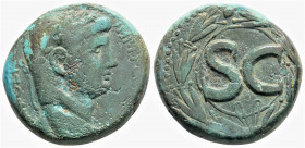 Roman Provincial
SYRİA, Seleucis and Pieria. Antiochia ad Orontem. Nero. (54-68 AD). 
AE Bronze (25.8mm, 16.73g). 
Obv: IM · NER · CLAV CAESAR·, laure...
