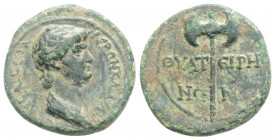 Roman Provincial 
LYDIA. Thyatira. Nero (54-68 AD). 
AE Bronze (17.5mm, 2.56g)
Obv: NЄΡΩN KAYΔIOC KAICAP CЄBA. Bareheaded and draped bust right. 
Rev:...