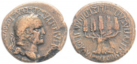 Roman Provincial
PHRYGİA, Apameia. Vespasian. (69-79 AD). 
AE Bronze (26mm, 9.97g). 
Obv: AYTOKPATΩP KAIΣAP ΣEBAΣTOΣ OYEΣΠΑΣIANOΣ, laureate head of Ve...