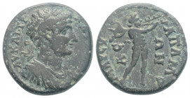 Roman Provincial
PHRYGİA, Hadrian, Apameia,(117-138 AD). 
AE Bronze (18.1mm, 3.98g)
Obv: ΑΥ ΚΑΙ ΤΡ ΑΔΡΙΑΝΟϹ, laureate, draped and cuirassed bust to ri...