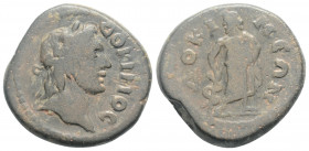 Roman Provincial
PHRYGIA, Docimeium. Time of the Antonines, (138-192 AD). 
AE Assarion (21.2mm, 6.73g).
Obv: Laureate head of the ktistes Dokimos righ...