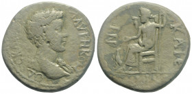 Roman Provincial
BİTHYNİA, Nicaea, Marcus Aurelius (161-180 AD)
AE Bronze (29.4mm, 17g)
Obv: Λ ΑVΡΗ ΚΟΜΟΔΟϹ ΚΑΙϹΑΡ. bare head of Commodus (youthful) w...