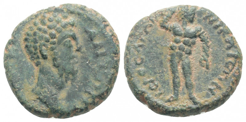 Roman Provincial
BITHYNIA, Nicaea, Commodus (161-180 AD)
AE Bronze (16,3 mm 3,82...