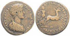 Roman Provincial 
LYDIA. Hierocaesarea. Commodus (177-192 AD)
AE Bronze (29.4mm, 10.21g)
Obv: ΑVΤ ΚΑΙ Λ ΑVΡΗ ΚΟΜΜΟΔΟС. Laureate, draped and cuirassed ...