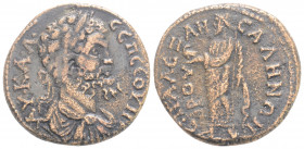 Roman Provincial
LYDIA. Sala. Septimius Severus, (193-211 AD). 
AE Bronze, (23.6 mm, 6.39g). 
Obv: AY K A Λ CEΠ CEOYHPOC Laureate, draped and cuirasse...