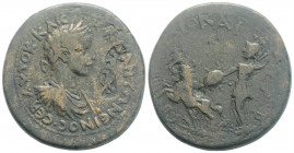 Roman Provincial
CILICIA. Diocaesarea. Caracalla, (198-217 AD). 
AE Tetrassarion ( 33.77mm, 24.1g). 
Obv: AYTOK•KAIC M•AYP•ANTΩNЄINOC•CЄB Laureate, dr...