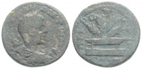 Roman Provincial
CAPPADOCİA, Caesarea. Caracalla. ( 198-217 AD). 
AE Bronze (22,6mm, 7.44g)
Obv: AY K M AYPHΛI ANTωIOINOC / Laureate, draped and cuira...
