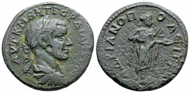 Roman Provincial
THRACE, Hadrianopolis,Gordian III (238-244 AD) 
AE Bronze (26.9...