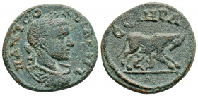 Roman Provincial
MYSIA, Parium. Gordian III. ( 238-244 AD). 
AE Bronze (22.4mm, 5g). 
Obv: M ANT GO-RDIANVS, laureate, draped and cuirassed bust of Go...