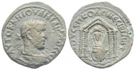 Roman Provincial
MESOPOTAMIA. Nisibis. Philip I, (244-249 AD) 
AE Orichalcum (24,4 mm, 9.97g), 
Obv: ΑΥΤΟΚ Κ Μ ΙΟΥΛΙ ΦΙΛΙΠΠΟϹ ϹЄΒ Laureate, draped and...