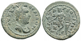 Roman Provincial
CILICIA, Anazarbus. Valerian I (253-260 AD). 
AE Bronze (22.8mm, 8.30g)
Obv: Laureate, draped and cuirassed bust r. R
Rev: Apollo sta...
