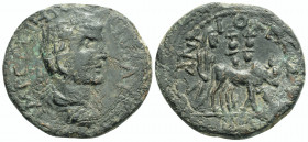 Roman Provincial
PISIDIA. Antioch. Gallienus (253-268 AD) 
AE Bronze (30,6mm 14,73g)
Obv: IMP GALLIHNVS PIVS AVG Laureate, draped and cuirassed bust o...