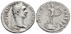 Roman Imperial
Domitian, (81-96 AD). Rome
AR Denarius (19.1mm 3.31g)
Obv: IMP CAES DOMIT AVG-GERM P M TR P VIII, laureate head of Domitian right.
Rev:...