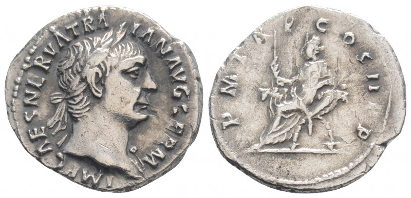Roman Imperial
Trajan (98-117 AD) Rome
AR Denarius (19,7mm 3,17g)
Obv: IMP CAES ...