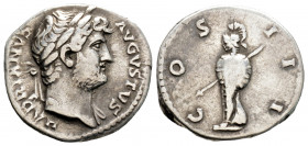 Roman Imperial
Hadrian, (117-138 AD) Rome
AR Denarius (18,5 mm, 3.21 g)
Obv: HADRIANVS AVGVSTVS Laureate head of Hadrian to right, with slight drapery...