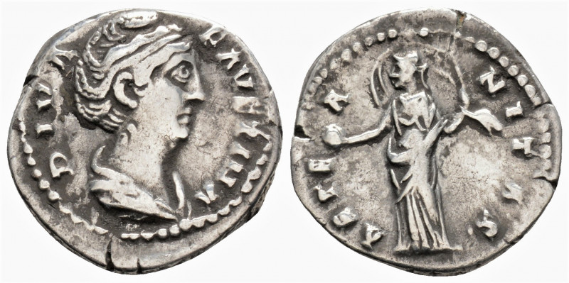 Roman Imperial
Diva Faustina I ( After141 AD) Rome
AR Denarius (18,5 mm, 3,32 g)...