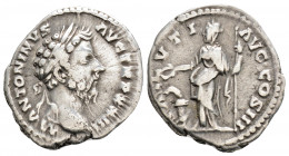 Roman Imperial
Marcus Aurelius (161-180 AD) Rome.
AR Denarius (19,4 mm 3,13g)
Obv: M ANTONINVS AVG TR P XXIIII - Laureate head right.
Rev: SALVTI AVG ...