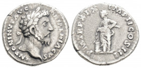 Roman Imperial
Marcus Aurelius (161-180 AD) Rome
AR Denarius ( 18mm 1,16g)
Obv: ANTONINVS AVG ARMENIACVS, laureate head to right 
Rev: P M TR P XIX IM...
