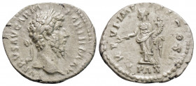 Roman Imperial
Lucius Verus (161-169 AD) Rome
AR Denarius (19,6 mm, 3.18g) 
Obv: L VERVS AVG ARM PARTH MAX Laureate head of Lucius Verus to right. 
Re...
