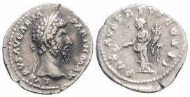 Roman Imperial
Lucius Verus (161-169 AD) Rome
AR Denarius (19,9 mm, 3,16g)
Obv: L VERVS AVG ARM PARTH MAX Laureate head of Lucius Verus to right. 
Rev...