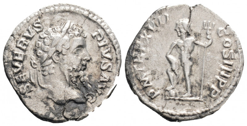 Roman Imperial
Septimius Severus (193-211 AD) Rome
AR Denarius (18,9 mm 2,99g)
O...