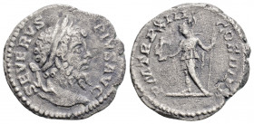 Roman Imperial
Septimius Severus (193-211 AD) Rome
AR Denarius (18,7mm 2,80g)
Obv: SEVERVS PIVS AVG, laureate head right 
Rev: P M TR P XIII COS III P...