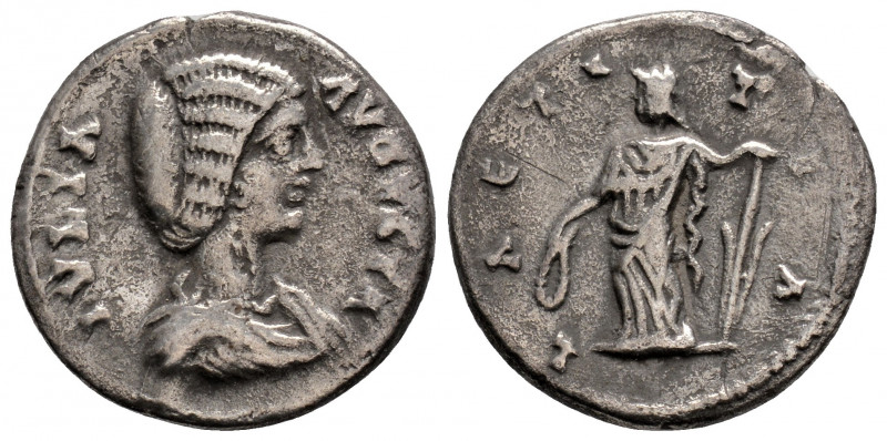 Roman Imperial 
Julia Domna (Augusta, 193-217 AD). Laodicea
AR Denarius. (18,4 m...