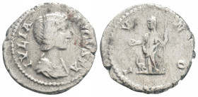 Roman Imperial
Julia Domna (193-217 AD) Rome
AR Denarius (19,4mm 3,30g) 
Obv: IVLIA AVGVSTA, draped bust to right 
Rev: IVNO, Juno standing to left, h...