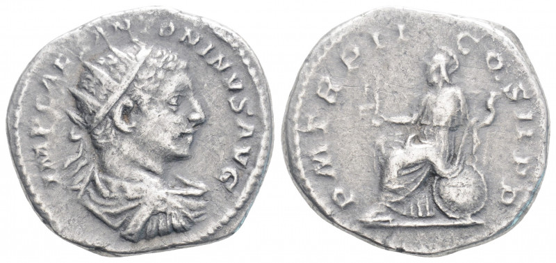 Roman Imperial
Elagabalus (218-222 AD) Rome
AR Antoninianus (21,9mm 4,93g).
Obv:...
