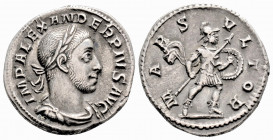 Roman Imperial
Severus Alexander, (222-235 AD). Rome
AR Denarius (19,5 mm, 3g )
Obv: IMP ALEXANDER PIVS AVG Laureate and draped bust of Severus Alexan...
